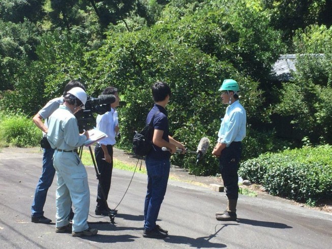 静岡朝日テレビ9/13（火）18：15~とびっきり静岡で大井川の森の整備事業が取り上げられます。